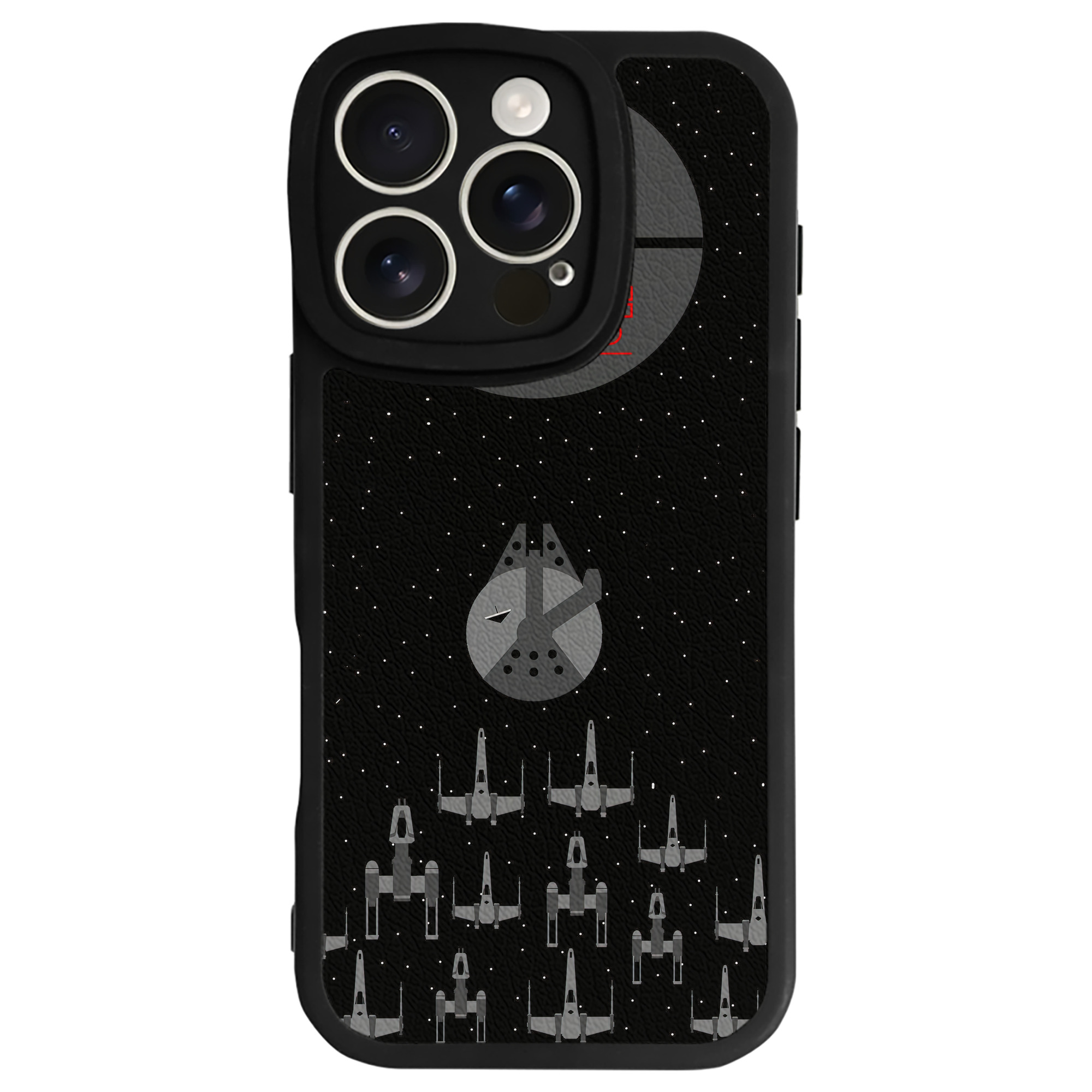 （画像用） スター・ウォーズ Star Wars 【iPhone 16シリーズ対応】シリコンスマホケース（レザー調） 材質：シリコン